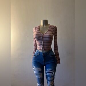 Super Cute Tilly’s Buttoned Top!